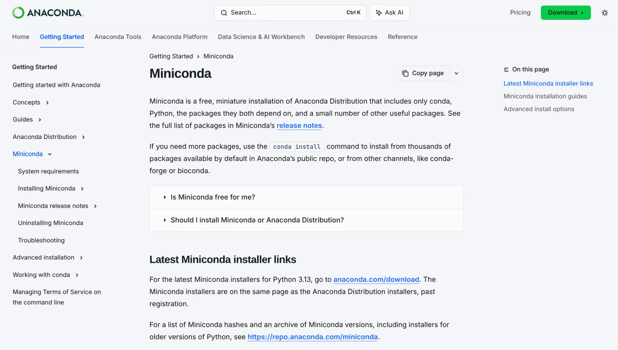 Miniconda